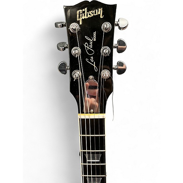 Used 2006 Gibson Les Paul GT BLACK GHOST FLAMES Solid Body Electric Guitar