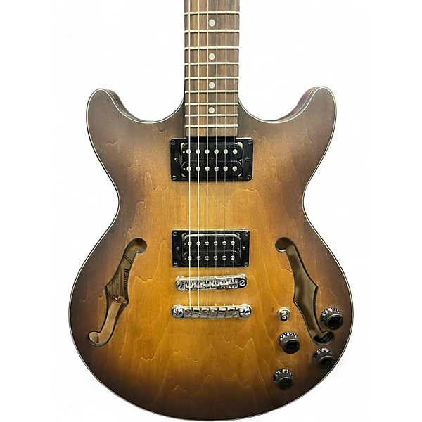 Used Ibanez AM73B Archtop Worn Brown Hollow Body Electric Guitar