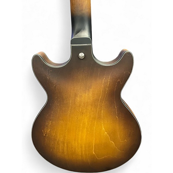 Used Ibanez AM73B Archtop Worn Brown Hollow Body Electric Guitar