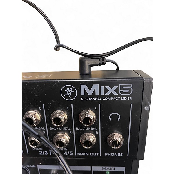 Used Mackie Mix5 Unpowered Mixer