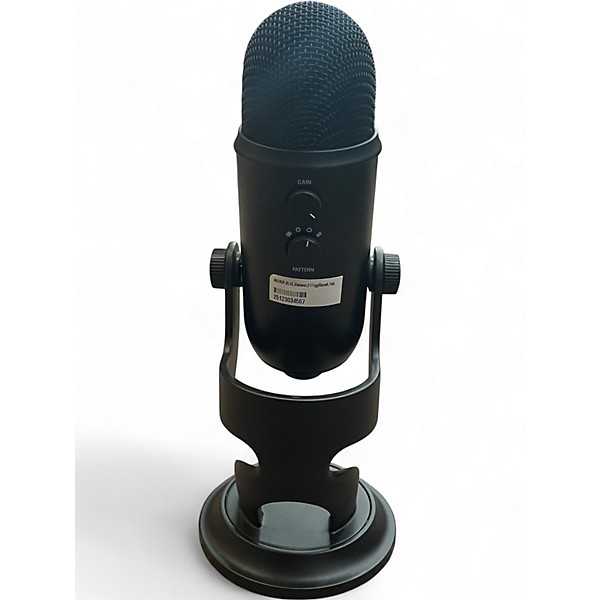 Used Blue YETI BLACKOUT  USB Microphone