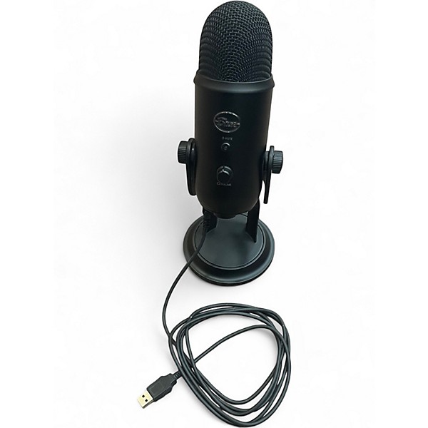 Used Blue YETI BLACKOUT  USB Microphone