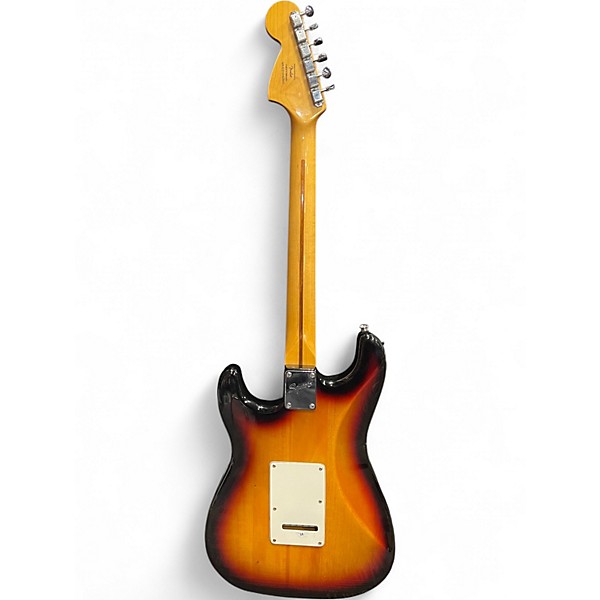 Used Squier Vintage Modified Stratocaster 3 Tone Sunburst Solid Body Electric Guitar