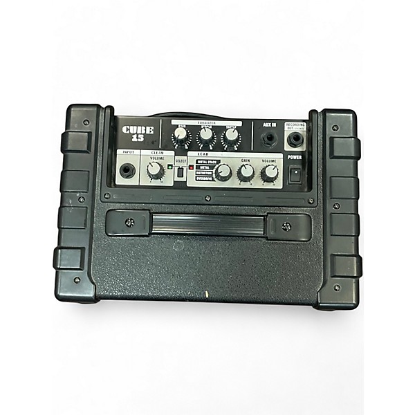 Used Roland Cube 15X 1X8 15W Guitar Combo Amp