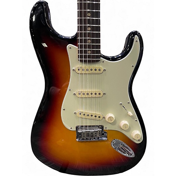 Used Fender American Ultra Stratocaster 2 Tone Sunburst Solid Body Electric Guitar
