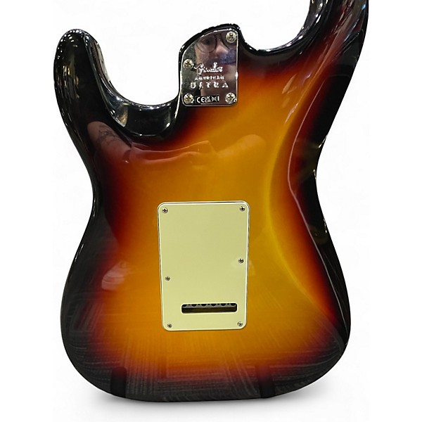 Used Fender American Ultra Stratocaster 2 Tone Sunburst Solid Body Electric Guitar