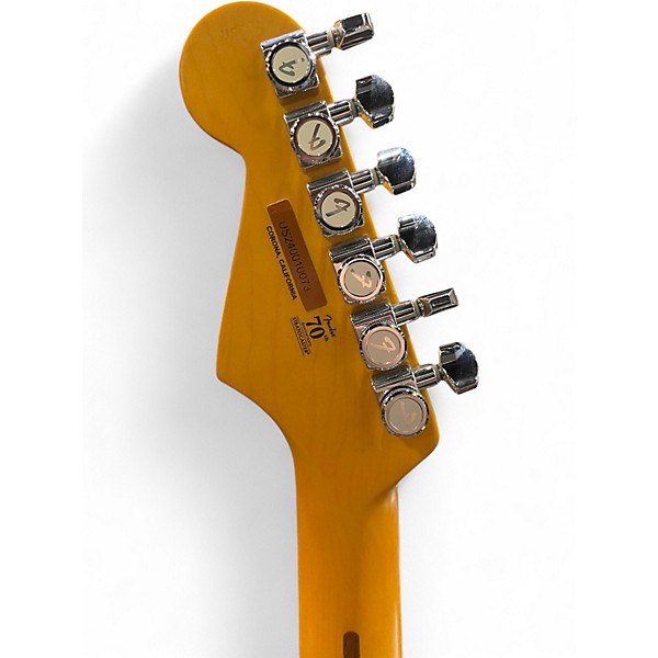 Used Fender American Ultra Stratocaster 2 Tone Sunburst Solid Body Electric Guitar