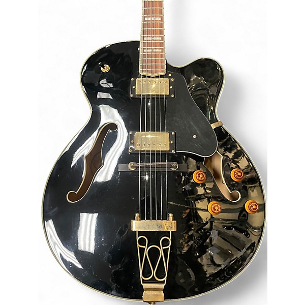 Used Oscar Schmidt OE40B Black Hollow Body Electric Guitar