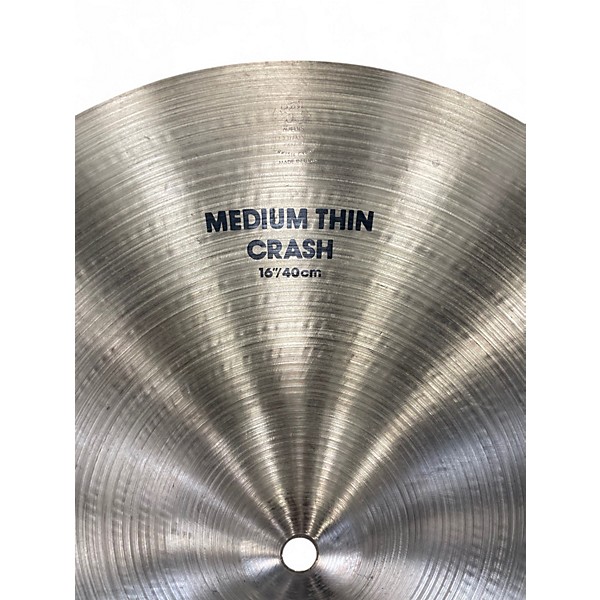 Used Zildjian 16in A Series Medium Thin Crash Cymbal