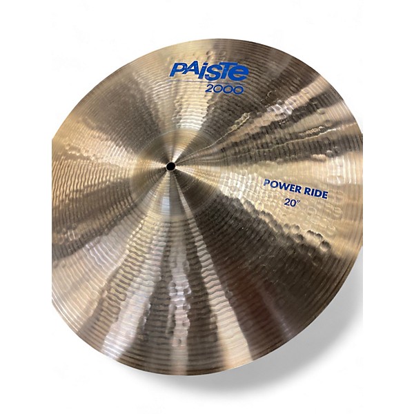 Used Paiste 20in 2000 Series Power Ride Cymbal