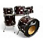 Used 1980s Pearl 5 Piece USA Maple Shell Pack Wine Red Drum Kit thumbnail
