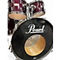 Used 1980s Pearl 5 Piece USA Maple Shell Pack Wine Red Drum Kit