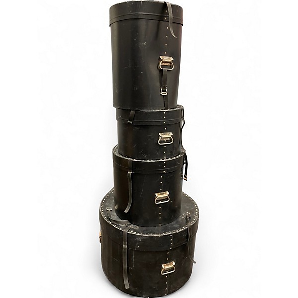 Used 1980s Pearl 5 Piece USA Maple Shell Pack Wine Red Drum Kit