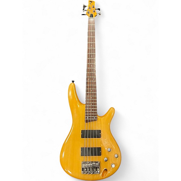 Used Ibanez SR405 5 String Natural Electric Bass Guitar