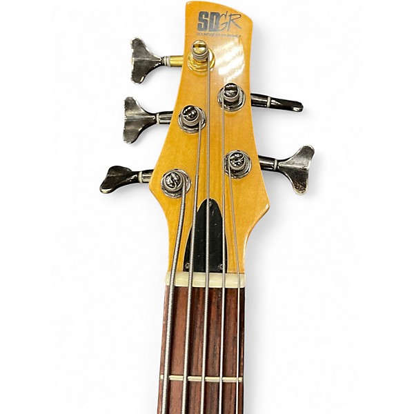 Used Ibanez SR405 5 String Natural Electric Bass Guitar
