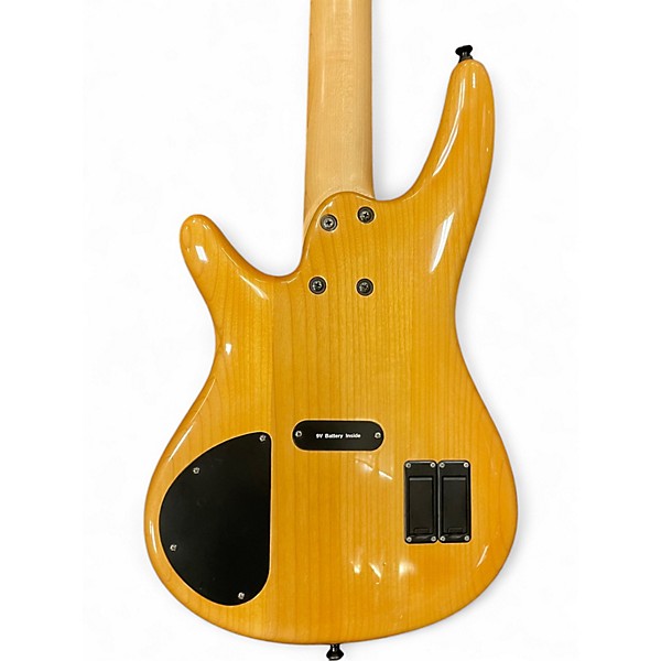 Used Ibanez SR405 5 String Natural Electric Bass Guitar