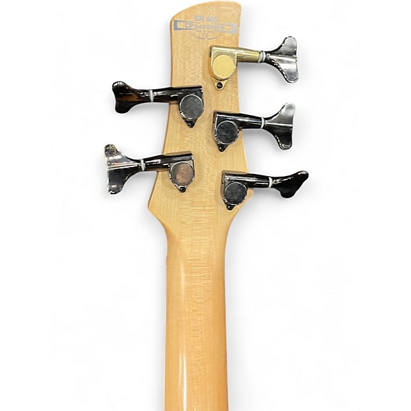 Used Ibanez SR405 5 String Natural Electric Bass Guitar