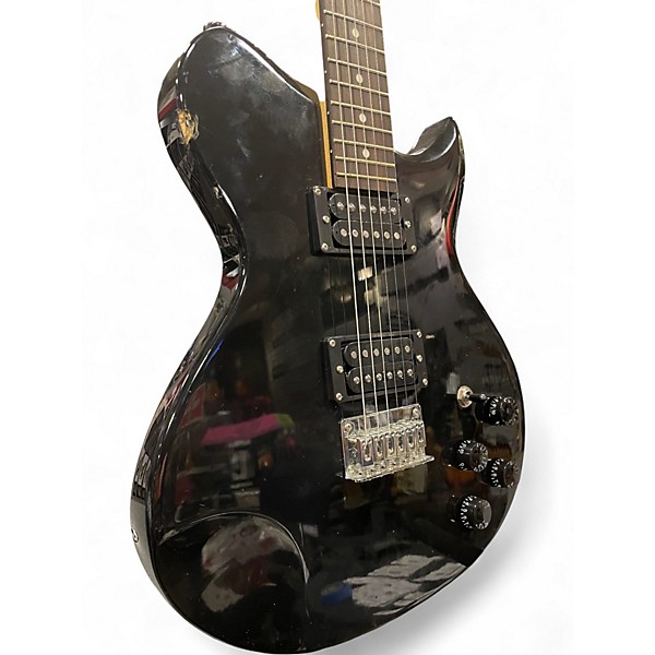 Used Lyon LI15 Black Solid Body Electric Guitar
