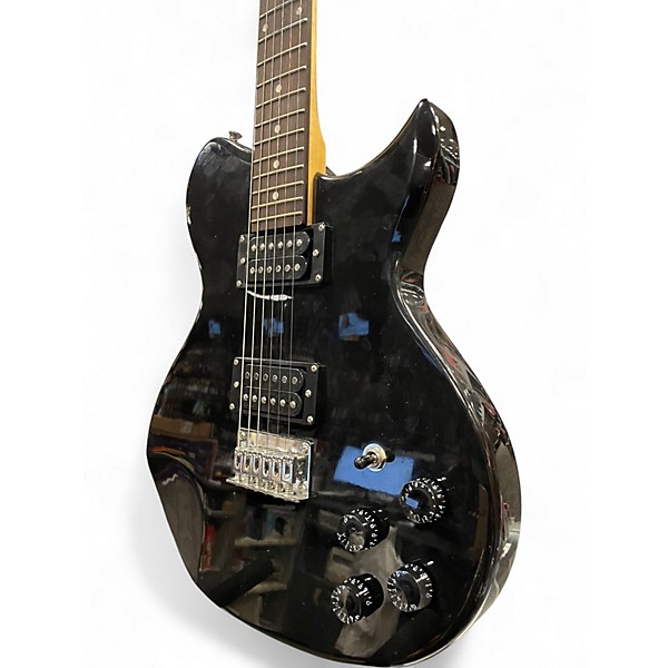 Used Lyon LI15 Black Solid Body Electric Guitar