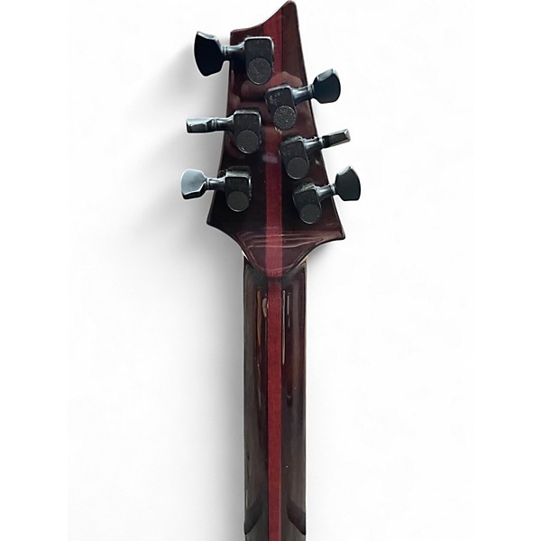 Used Warrior Dran Michael African Zebra Wood Solid Body Electric Guitar