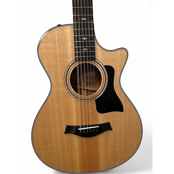 Used Taylor 352ce Natural 12 String Acoustic Electric Guitar