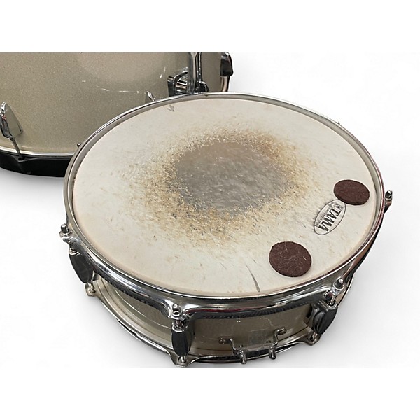Used TAMA 6 Piece Imperialstar Snow White Drum Kit