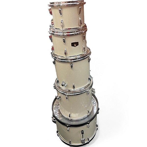Used TAMA 6 Piece Imperialstar Snow White Drum Kit