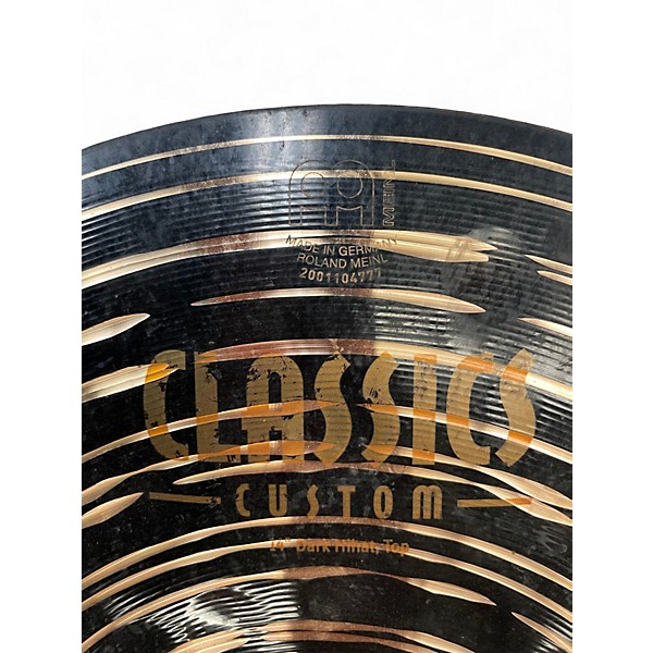Used MEINL 14in Classic Custom Dark Hi Hat Pair Cymbal