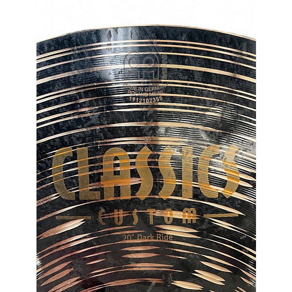 Used MEINL 20in Classic Custom Dark Ride Cymbal