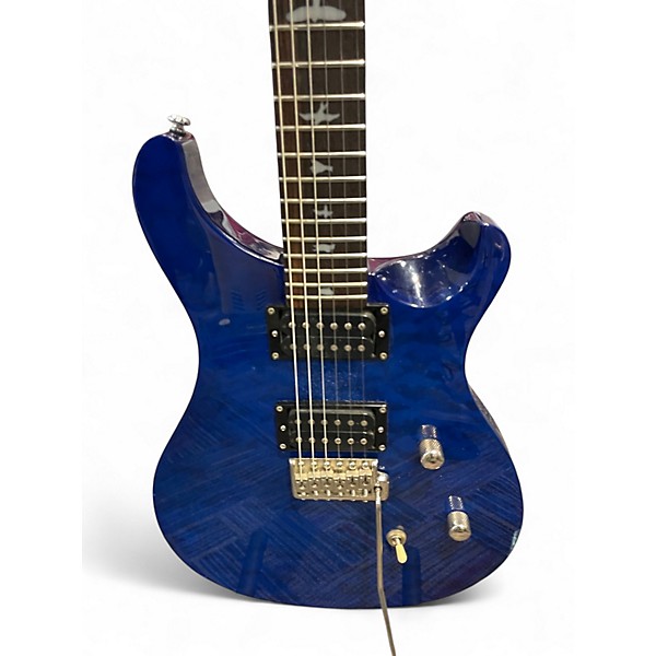 Used PRS Custom 24 Blue Solid Body Electric Guitar