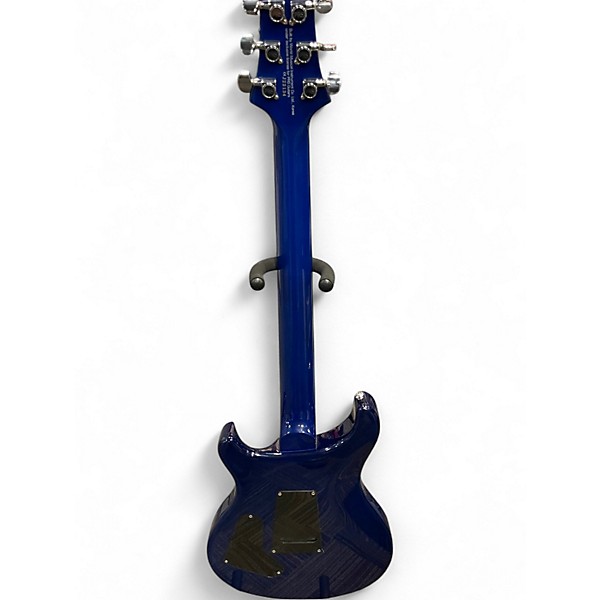 Used PRS Custom 24 Blue Solid Body Electric Guitar