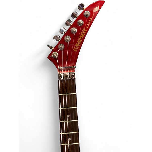 Used Kramer STRIKER 300ST Trans Red Solid Body Electric Guitar