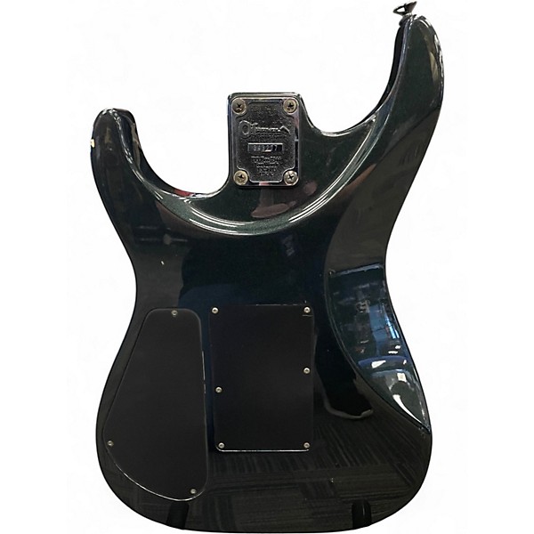 Used Charvel 375 Deluxe Metalic Black Solid Body Electric Guitar