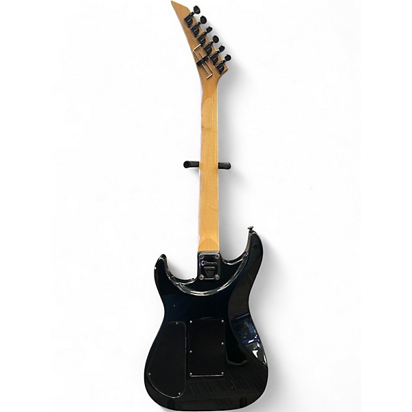 Used Charvel 375 Deluxe Metalic Black Solid Body Electric Guitar