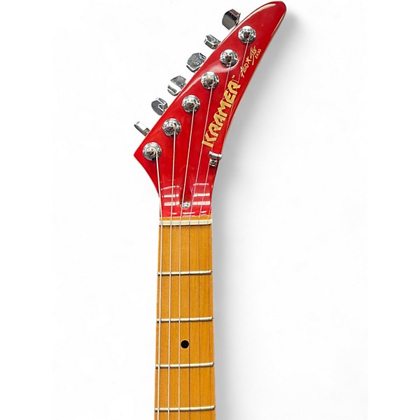 Used Kramer Aerostar ZX30 Red Solid Body Electric Guitar