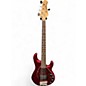 Used Ernie Ball Music Man Sting Ray 5 Trans Crimson Red Electric Bass Guitar thumbnail