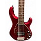 Used Ernie Ball Music Man Sting Ray 5 Trans Crimson Red Electric Bass Guitar