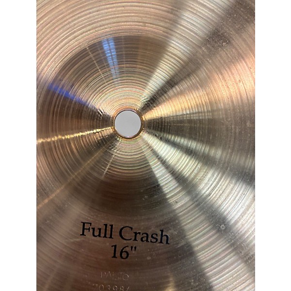 Used Paiste 16in SOUND FORMULA FULL CRASH Cymbal