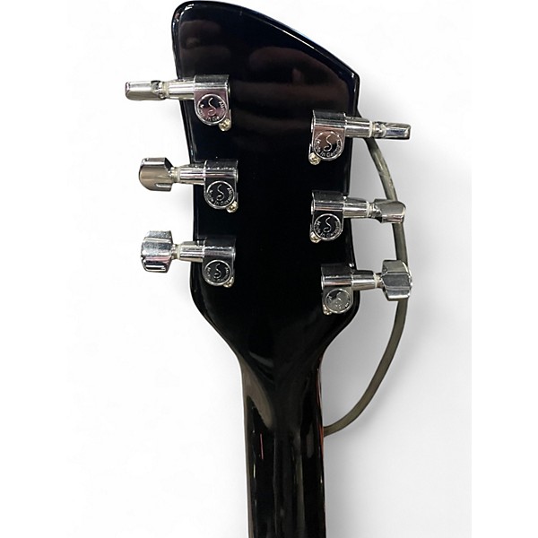 Used Rickenbacker 360 Black Hollow Body Electric Guitar