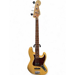 Used Fender Deluxe Jazz Bass Natural Electric Bass Guitar