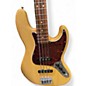 Used Fender Deluxe Jazz Bass Natural Electric Bass Guitar