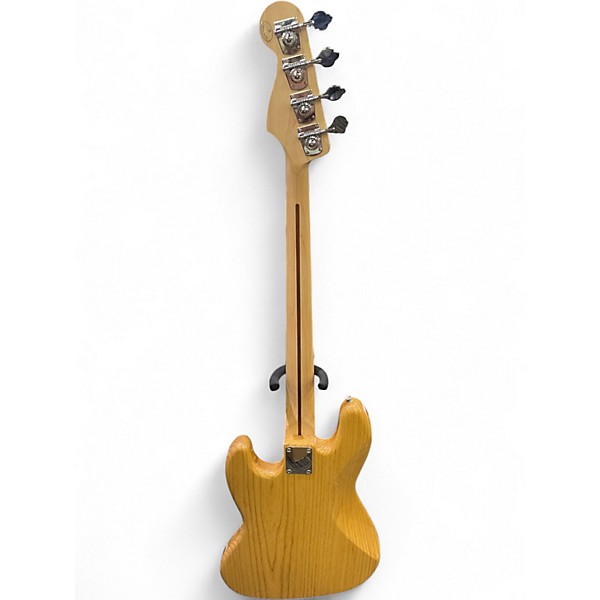 Used Fender Deluxe Jazz Bass Natural Electric Bass Guitar