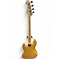 Used Fender Deluxe Jazz Bass Natural Electric Bass Guitar