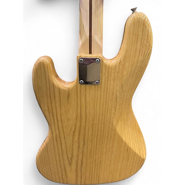 Used Fender Deluxe Jazz Bass Natural Electric Bass Guitar
