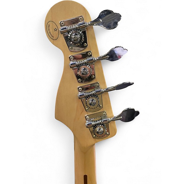 Used Fender Deluxe Jazz Bass Natural Electric Bass Guitar