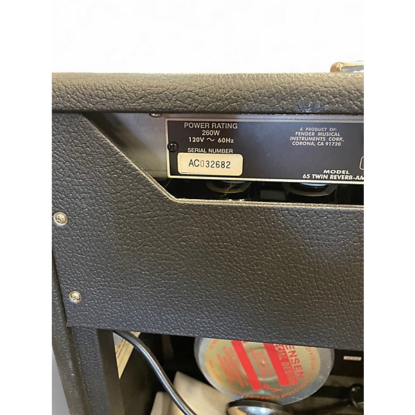 Used Fender 1965 Reissue Twin Reverb 85W 2x12 Tube Guitar Combo Amp