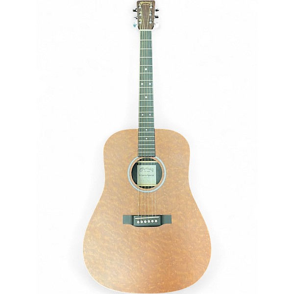 Used Martin Special Birdseye HPL X Series Dreadnought Mahogany Acoustic Guitar