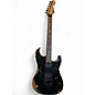 Used Charvel Pro-Mod Relic Series SD1 HH FR PF Weathered Black Solid Body Electric Guitar thumbnail