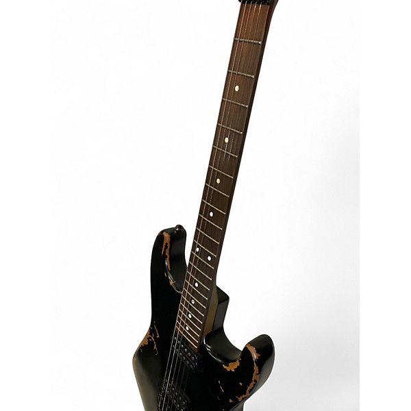 Used Charvel Pro-Mod Relic Series SD1 HH FR PF Weathered Black Solid Body Electric Guitar