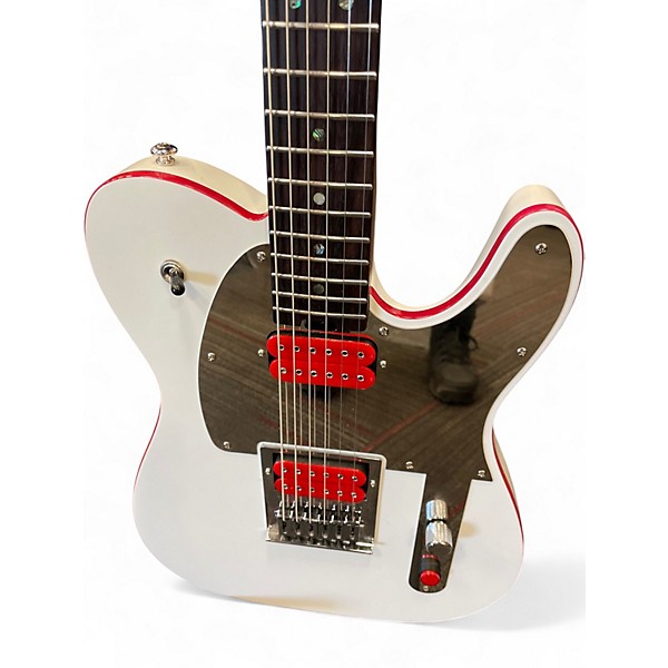 Used Firefly FFTL J5 Alpine White Solid Body Electric Guitar